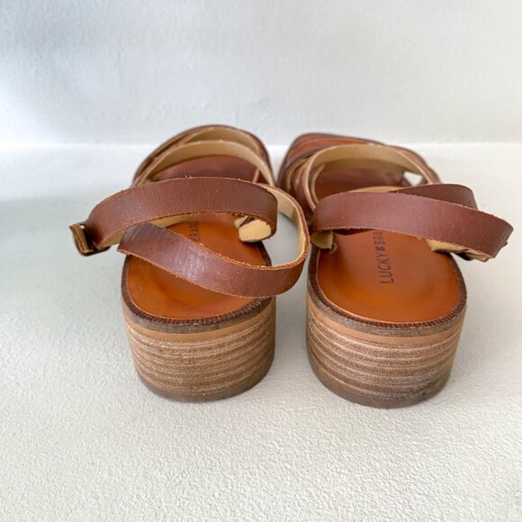 Lucky Brand - Fiorella Strappy Block Heel Sandals - Picture 7 of 12